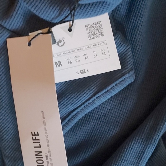 🆕 ZARA Ribbed Stretchy Dress High Neckline Style. NWT - Picture 7 of 10